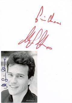 2  x  Michel Guillaume  Film & TV  Autogrammkarte + Karte   original signiert 