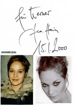 Jeanette Hain  Film &  TV Autogramm Karte original signiert 