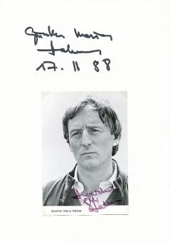 2  x  Günther Maria Halmer  Film & TV  Autogrammkarte + Karte   original signiert 