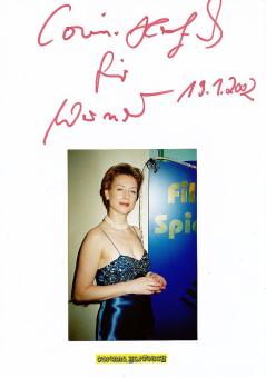 Corinna Harfouch  Film &  TV Autogramm Karte original signiert 