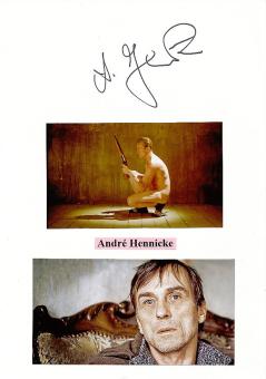 Andre Hennicke  Film &  TV Autogramm Karte original signiert 