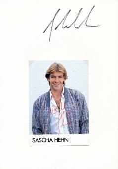 2  x  Sascha Hehn  Film & TV  Autogrammkarte + Karte   original signiert 