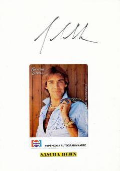 2  x  Sascha Hehn  Film & TV  Autogrammkarte + Karte   original signiert 