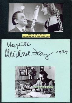 Michael Jary † 1988  Komponist   Musik  Autogramm Karte original signiert 