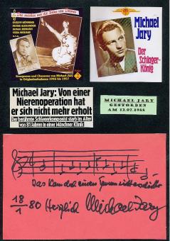 Michael Jary † 1988  Noten von Komponist   Musik  Autogramm Karte original signiert 