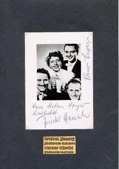 Friedel Hensch † 1990 & Werner Cyprys  † 2000  Musik Autogramm Foto original signiert 