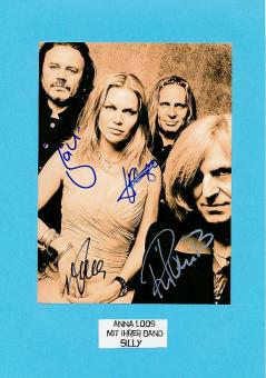 Silly  Band mit Anna Loos  Musik Autogramm Foto original signiert 