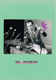 Udo Lindenberg  Musik Autogramm Foto original signiert 