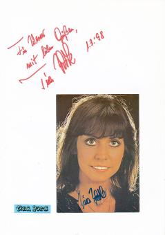 2  x  Tina York  Musik  Autogrammkarte + Karte original signiert 
