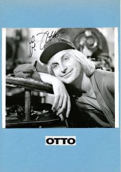 Otto Waalkes  mit Zeichnung  Film &  TV Autogramm Foto original signiert 