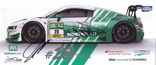 Ricardo Feller & Dries Vanthoor  Audi  Auto Motorsport  Autogrammkarte  original signiert 