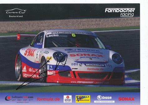 Adam Lacko  Porsche  Auto Motorsport  Autogrammkarte  original signiert 