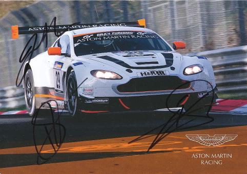 Aston Martin Racing  Auto Motorsport  Autogrammkarte  original signiert 