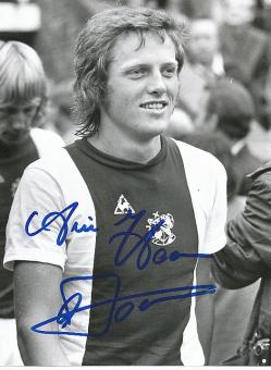 Arie Haan  Ajax Amsterdam &  Holland  WM 1974  Fußball  Autogramm Foto  original signiert 