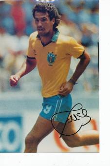 Careca  Brasilien  WM 1990  Fußball Autogramm  27 x 18 cm Foto original signiert 