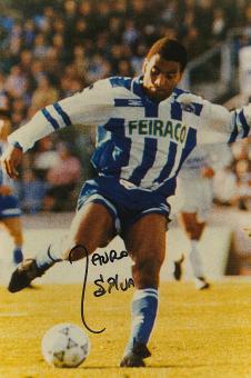 Mauro Silva  Brasilien Weltmeister WM 1994  Fußball Autogramm  30 x 20 cm Foto original signiert 