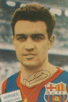 Martin Verges † 2021  FC Barcelona  Fußball Autogramm  30 x 20 cm Foto original signiert 