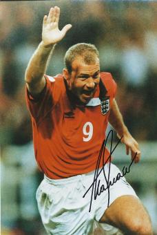 Alan Shearer  England  Fußball Autogramm 30 x 20 cm Foto original signiert 