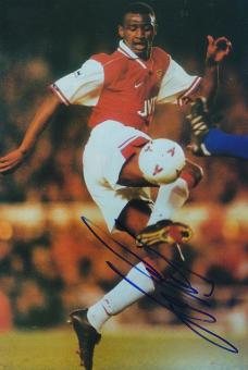 Patrick Vieira  FC Arsenal London  Fußball Autogramm 29 x 20 cm Foto original signiert 