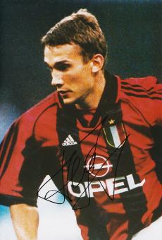 Andriy Shevchenko  AC Mailand  Fußball Autogramm 30 x 20 cm Foto original signiert 