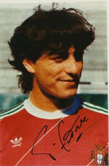 Paulo Futre  Portugal WM 1986  Fußball Autogramm 18 x 27 cm Foto original signiert 
