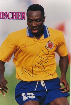 Freddy Rincon † 2022  Kolumbien WM 1994  Fußball Autogramm 30 x 20 cm Foto original signiert 