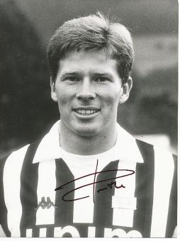 Stefan Reuter Juventus Turin  Fußball Autogramm  Foto original signiert 