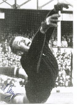 Lew Jaschin † 1990  Rußland WM 1966  Fußball Autogramm  Foto original signiert 