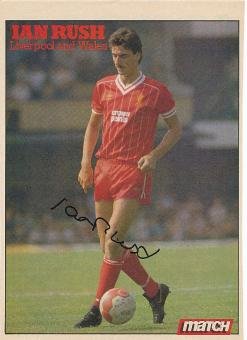 Ian Rush  FC Liverpool  Fußball Bild original signiert 