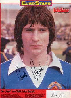 Ivica Surjak  Jugoslawien WM 1974  Fußball Bild original signiert 