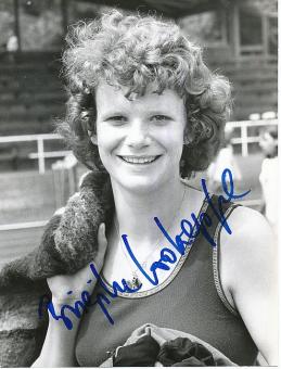 Brigitte Holzapfel  Leichtathletik  Autogramm Foto original signiert 