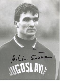 Milutin Soskic † 2022 Jugoslawien WM 1962  Fußball Autogramm  17 x 22 cm Foto original signiert 