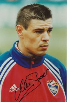 Savo Milosevic  Jugoslawien WM 1990  Fußball Autogramm  30 x 20 cm Foto original signiert 