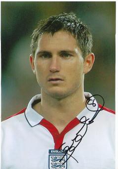 Frank Lampard  England  Fußball Autogramm 30 x 20 cm Foto original signiert 