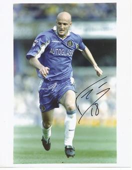Frank Leboeuf  FC Chelsea London  Fußball Autogramm 26 x 20 cm Foto original signiert 