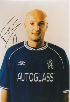 Frank Leboeuf  FC Chelsea London  Fußball Autogramm 30 x 20 cm Foto original signiert 