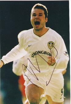 Mark Viduka  Leeds United  Fußball Autogramm 30 x 20 cm Foto original signiert 