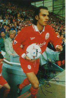 Patrick Berger  FC Liverpool  Fußball Autogramm 30 x 20 cm Foto original signiert 