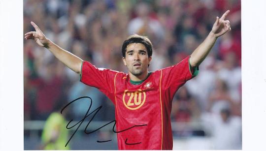 Deco  Portugal  Fußball Autogramm 30 x 20 cm Foto original signiert 