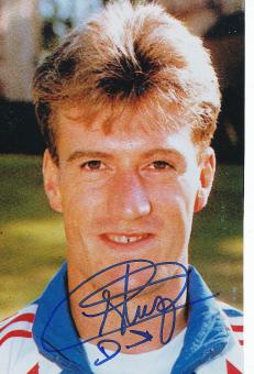 Didier Deschamps  Frankreich  Weltmeister WM 1998  Fußball Autogramm 30 x 20 cm Foto original signiert 