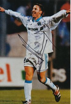 Florian Maurice  Olympique Marseille   Fußball Autogramm 30 x 20 cm Foto original signiert 