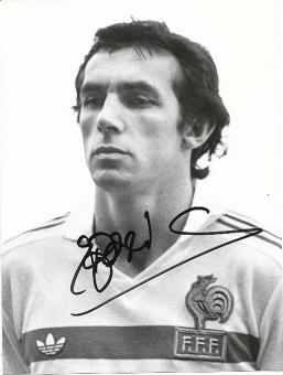 Maxime Bossis  Frankreich Europameister EM 1984 Fußball Autogramm 16 x 21 cm Foto original signiert 