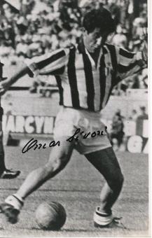 Omar Sivori † 2005  Juventus Turin  Italien WM 1962  Fußball Autogramm 15 x 24 cm Foto original signiert 