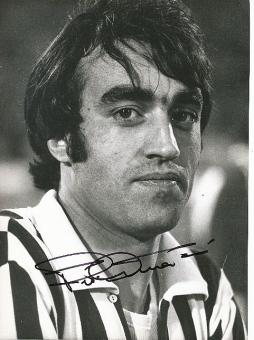 Pietro Anastasi † 2020 Juventus Turin  Fußball Autogramm 16 x 21 cm Foto original signiert 