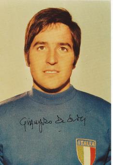 Giancarlo De Sisti  Italien WM 1970   Fußball Autogramm 30 x 20 cm Foto original signiert 