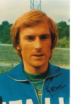 Francesco Morini † 2021 Italien WM 1974   Fußball Autogramm 30 x 20 cm Foto original signiert 