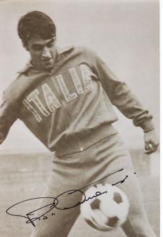 Pietro Anastasi † 2020 Italien WM 1970  Fußball Autogramm 30 x 20 cm Foto original signiert 