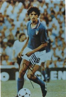 Alessandro Altobelli  Italien Weltmeister WM 1982  Fußball Autogramm 30 x 20 cm Foto original signiert 