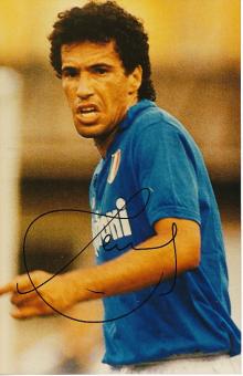 Careca   SSC Neapel & Brasilien WM 1990   Fußball Autogramm 27 x 18 cm Foto original signiert 