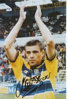 Savo Milosevic  AC Parma   Fußball Autogramm 30 x 20 cm Foto original signiert 